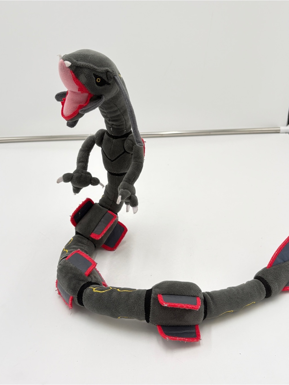 Shiny Rayquaza Black Pokemon Plush Plushie Stuffed Animal Moveable Articulated